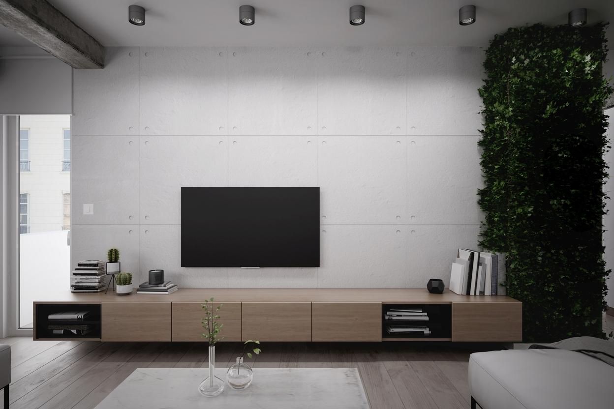 Hängeboards Möbelplaner Braunes Hängeboard Wohnzimmer
